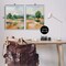 Stupell Industries Spring Field Abstract Landscape 2 pc Framed Giclee Wall Art Set Design by Silvia Vassileva